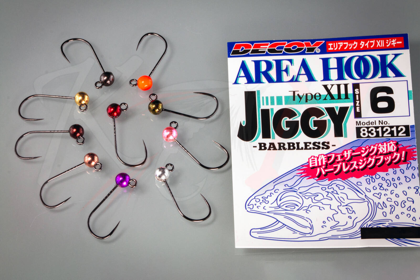 Decoy Trout Area jig hooks #6 with tungsten bead - 4.6mm, 0.82g, 5 pcs -  online webshop
